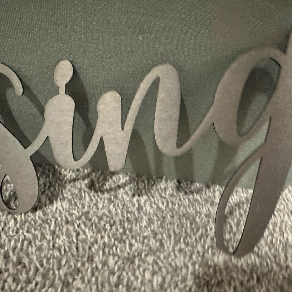 Hobby Lobby Gray 'Sing' Wall Decor